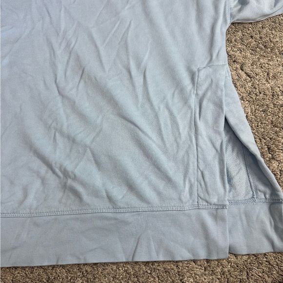 Sweaty Betty After Class Split Sweatshirt Medium Pullover blue jumper light long - Picture 13 of 15